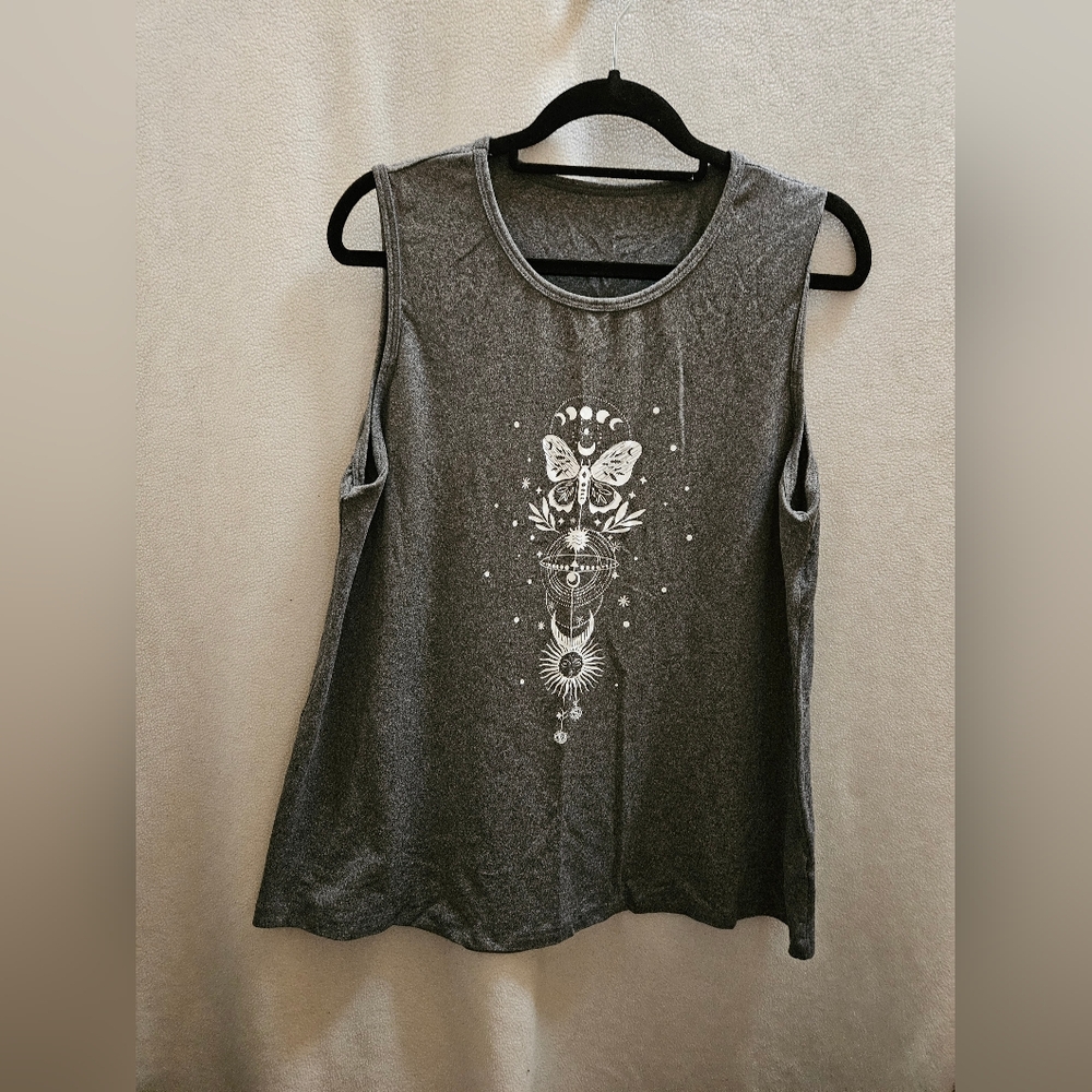 Celestial Butterfly 🦋 Boho Tank